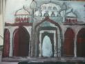 Agra Inde nord (acrylique sur papier)  40x50 )2006.